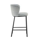 Counterstoel 'Arthur' Stof Ote Belfast 41 Lichtgrijs