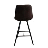 Barstoel 'Palmas' PU Ote Topper 05 Donkerbruin