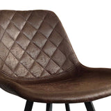 Barstoel 'Palmas' PU Ote Topper 05 Donkerbruin