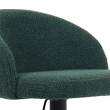 Barstoel 'Arda' Bouclé Groen