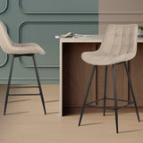 Counterstoel 'Ariba' Stof Ote Montego 178 Beige/Lichtgrijs