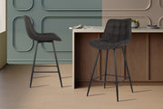 Counterstoel 'Ariba' Stof Ote Montego 460 Donkergrijs