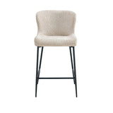 Counterstoel 'Lisa' Bouclé Beige