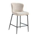 Counterstoel 'Lisa' Bouclé Beige
