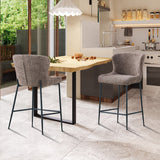 Counterstoel 'Lisa' Bouclé Zand