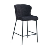 Counterstoel 'Lisa' Bouclé Donkergrijs