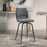 Counterstoel 'Lara' Stof Ote Sea 456 Draaibaar Grijs