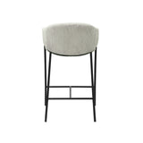 Counterstoel 'Hugo' Corduroy Lichtgrijs