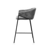 Counterstoel 'Hugo' Corduroy Donkergrijs