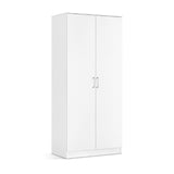 Kledingkast 'Ray' 2 deuren Wit