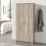 Opbergkast 'Ray' 2 deuren en 4 pootplanken Sonoma