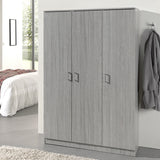 Opbergkast 'Ray' 3 deuren en 4 pootplanken Grijze eik