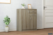 SALE - Commode 'Space' 2 deuren 2 laden Sonoma