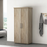 Kledingkast 'Mike' 2 deuren Sonoma