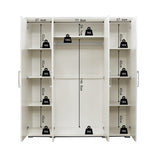 Kledingkast 'Mike' 4 deuren Wit