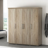 Kledingkast 'Mike' 4 deuren Sonoma