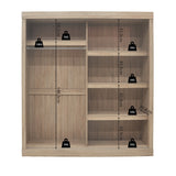 2 Kledingkast 'Mike' 2 Kledingkast Schuifdeuren, 1 Spiegeldeur Sonoma