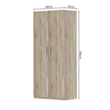 Opbergkast 'Mike' 80 cm 2 deuren Sonoma