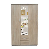 Kledingkast 'Marc' 3 deuren met spiegel Sonoma