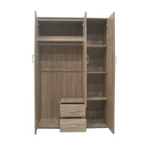 Kledingkast 'Marc' 3 deuren met spiegel Sonoma