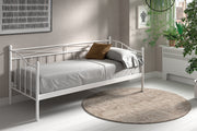 Bed 'Sablo' 90x200 met lattenbodem Wit