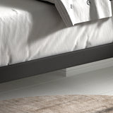 Bed 'Sablo' 90x200 met lattenbodem Zwart