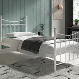 Bed 'Sacha' 90x200 met lattenbodem Wit