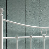 Bed 'Sacha' 90x200 met lattenbodem Wit