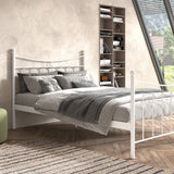 Bed 'Sacha' 140x200 met lattenbodem Wit