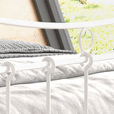 Bed 'Sacha' 140x200 met lattenbodem Wit