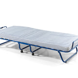 Plooibed 'Safari' 80x190 cm Metaal Blauw