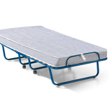 Plooibed 'Safari' 80x190 cm Metaal Blauw