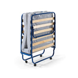 Plooibed 'Safari' 80x190 cm Metaal Blauw