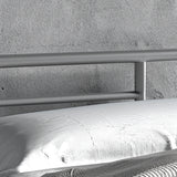 Bed 'Sandro' 90x200 met lattenbodem Grijs