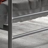 Bed 'Sandro' 90x200 met lattenbodem Grijs