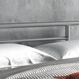 Bed 'Sandro' 140x200 met lattenbodem Grijs