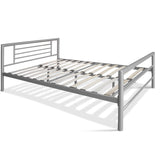 Bed 'Sandro' 140x200 met lattenbodem Grijs