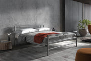 Bed 'Sandro' 160x200 met lattenbodem Grijs