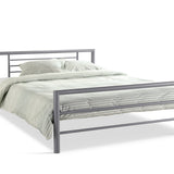 Bed 'Sandro' 160x200 met lattenbodem Grijs