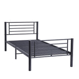 Bed 'Sammy' 90x200 Metaal Donkergrijs