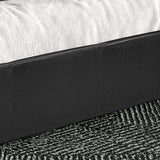 Bed 'Roma' 160x200 met lattenbodem PU Zwart