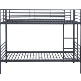 Stapelbed 'Sammy' 90x200 Splitsbaar Metaal Donkergrijs