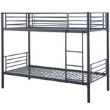 Stapelbed 'Sammy' 90x200 Splitsbaar Metaal Donkergrijs