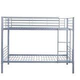 Stapelbed 'Sammy' 90x200 Splitsbaar Metaal Lichtgrijs