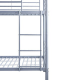 Stapelbed 'Sammy' 90x200 Splitsbaar Metaal Lichtgrijs