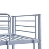 Stapelbed 'Sammy' 90x200 Splitsbaar Metaal Lichtgrijs