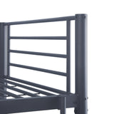 Stapelbed 'Sammy' 90x200 Splitsbaar Metaal Donkergrijs