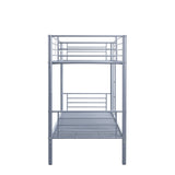 Stapelbed 'Sammy' 90x200 Splitsbaar Metaal Lichtgrijs