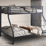 Stapelbed 'Trio' metaal140/90x200 Donkergrijs