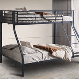 Stapelbed 'Trio' metaal140/90x200 Donkergrijs